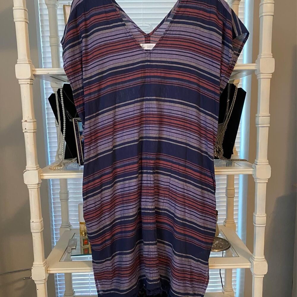 Women’s Organic Cotton Pullover Dress/Swimsuit Cover Up Size Large